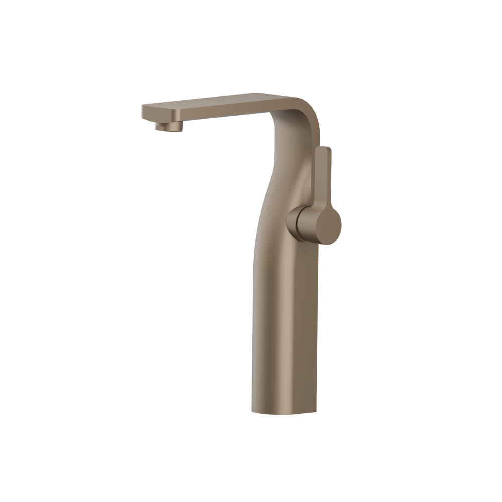 Single Hole Vessel Faucet | Dark Tan