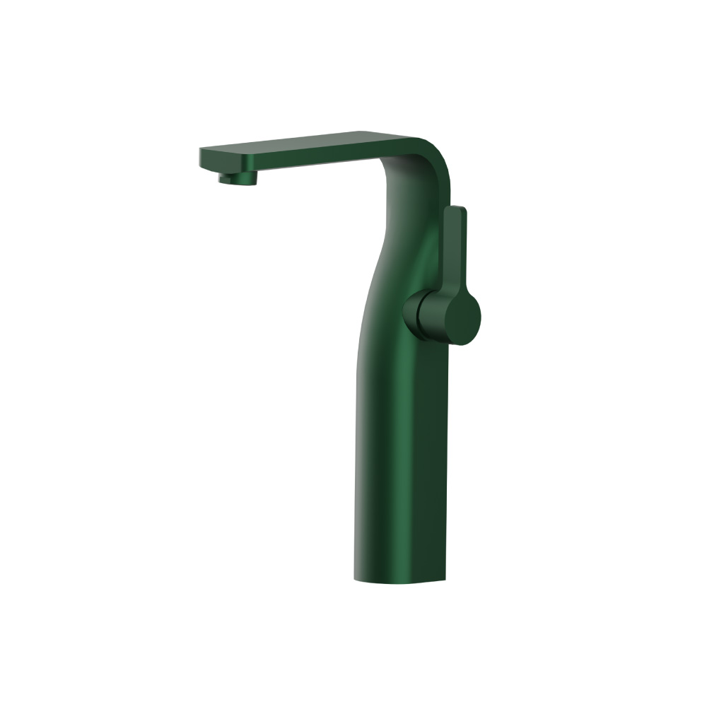 Single Hole Vessel Faucet | Leaf Green