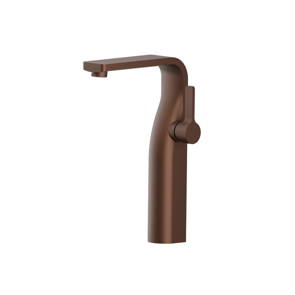 Single Hole Vessel Faucet | Vortex Brown