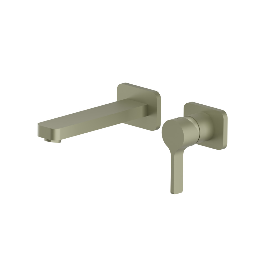 Single Handle Wall Mounted Bathroom Faucet | Army Green