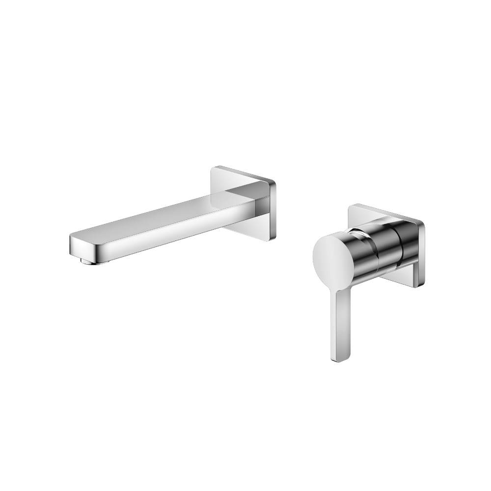 Single Handle Wall Mounted Bathroom Faucet | Chrome