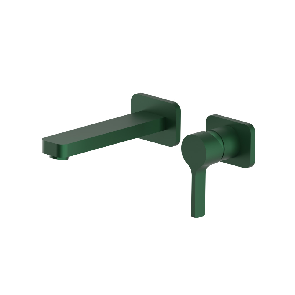 Single Handle Wall Mounted Bathroom Faucet | Leaf Green