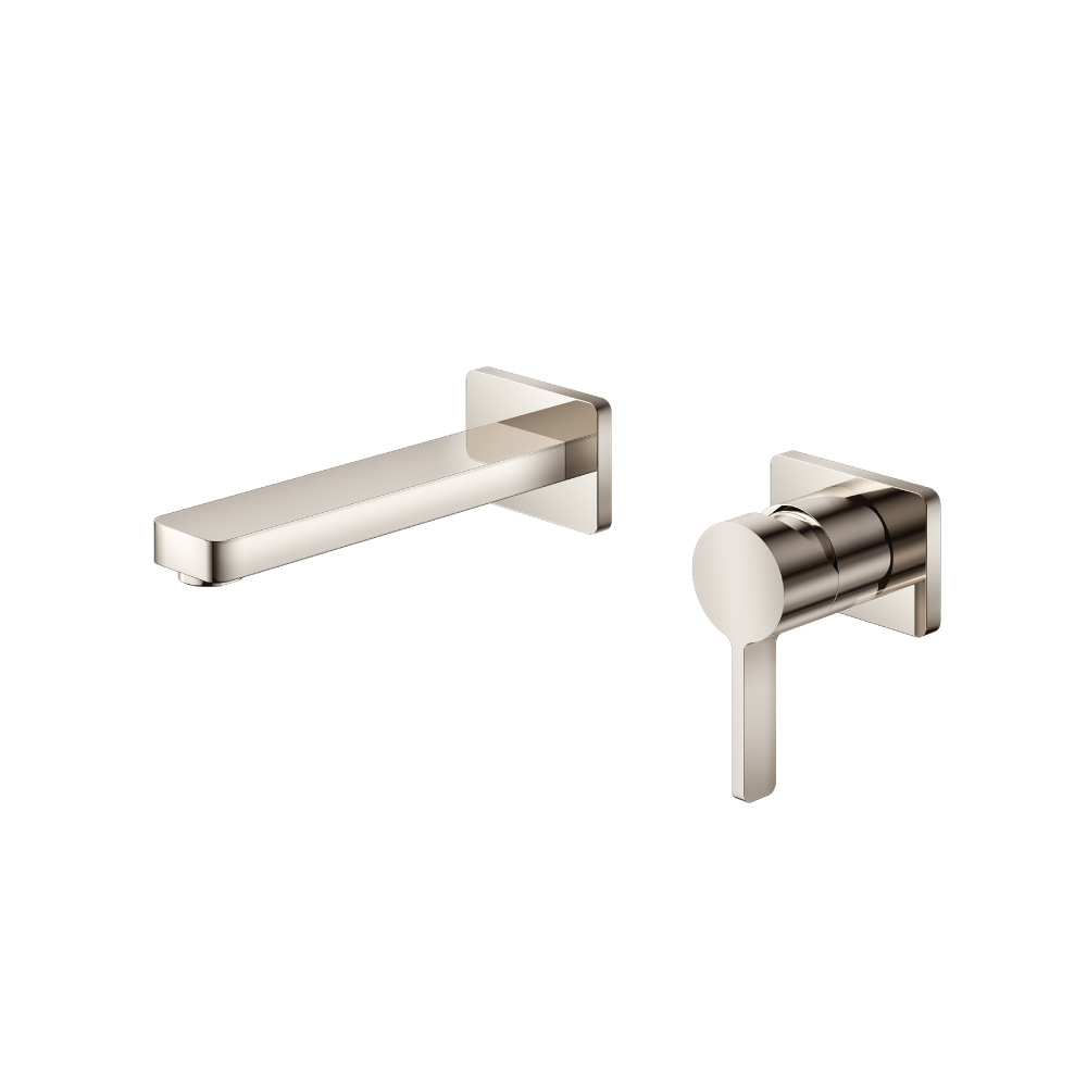 Single Handle Wall Mounted Bathroom Faucet | Polished Nickel PVD