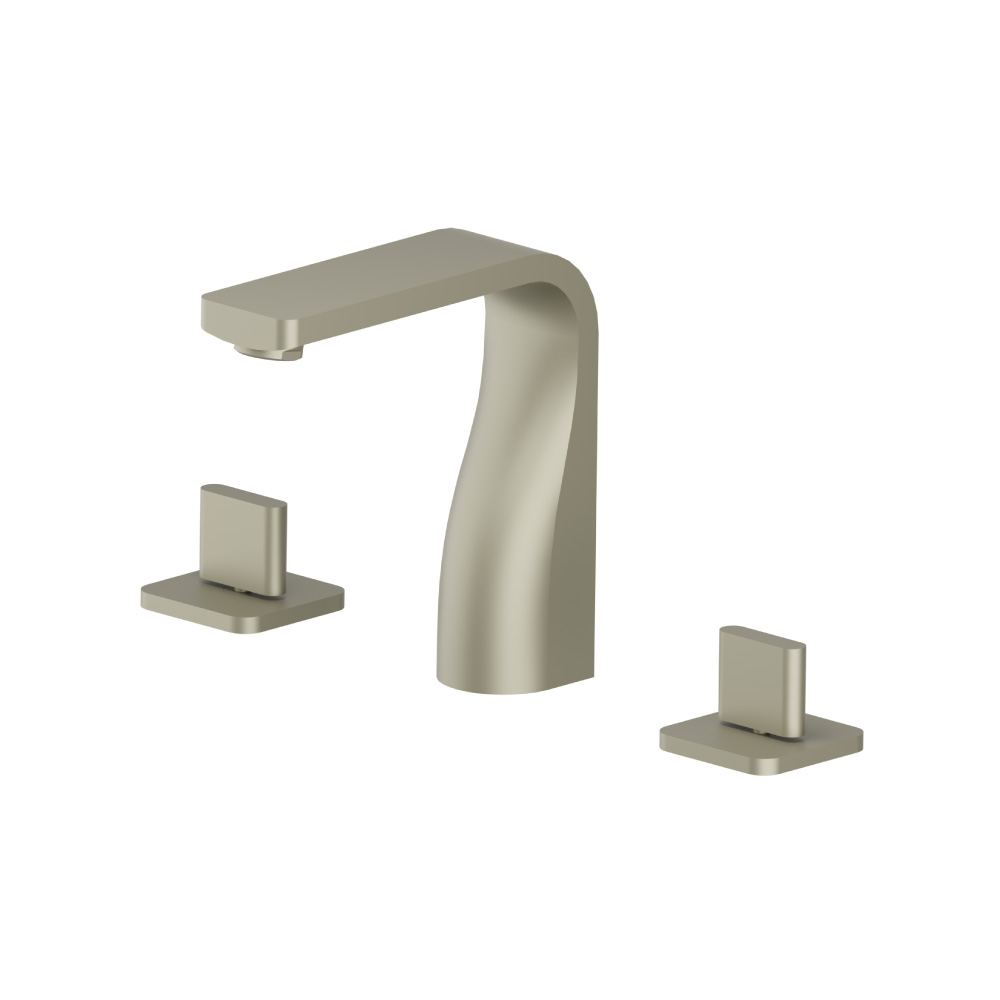 Three Hole 8" Widespread Two Handle Bathroom Faucet | Light Verde