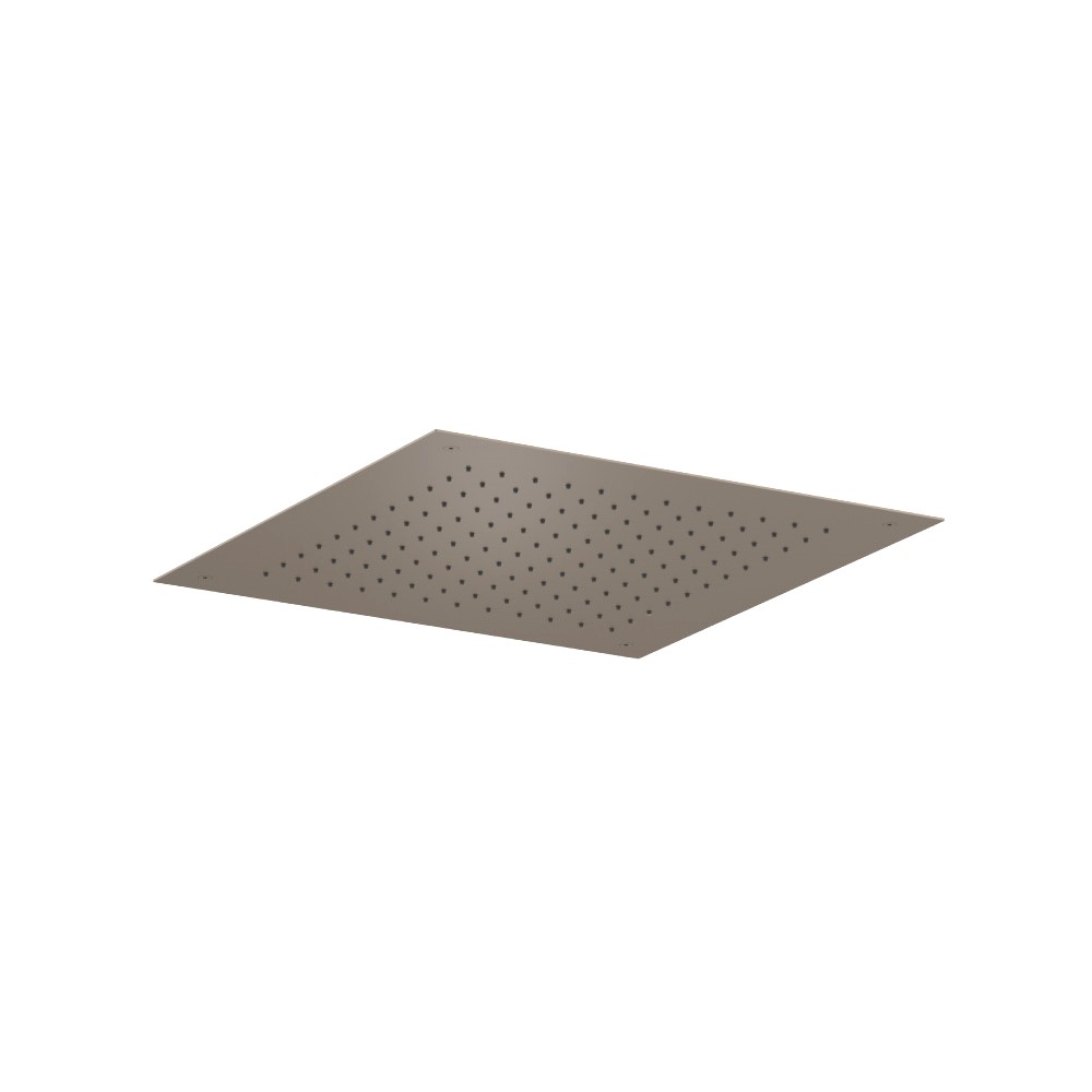 20" Flush Mount Stainless Steel Showerhead / Rainhead | Dark Tan