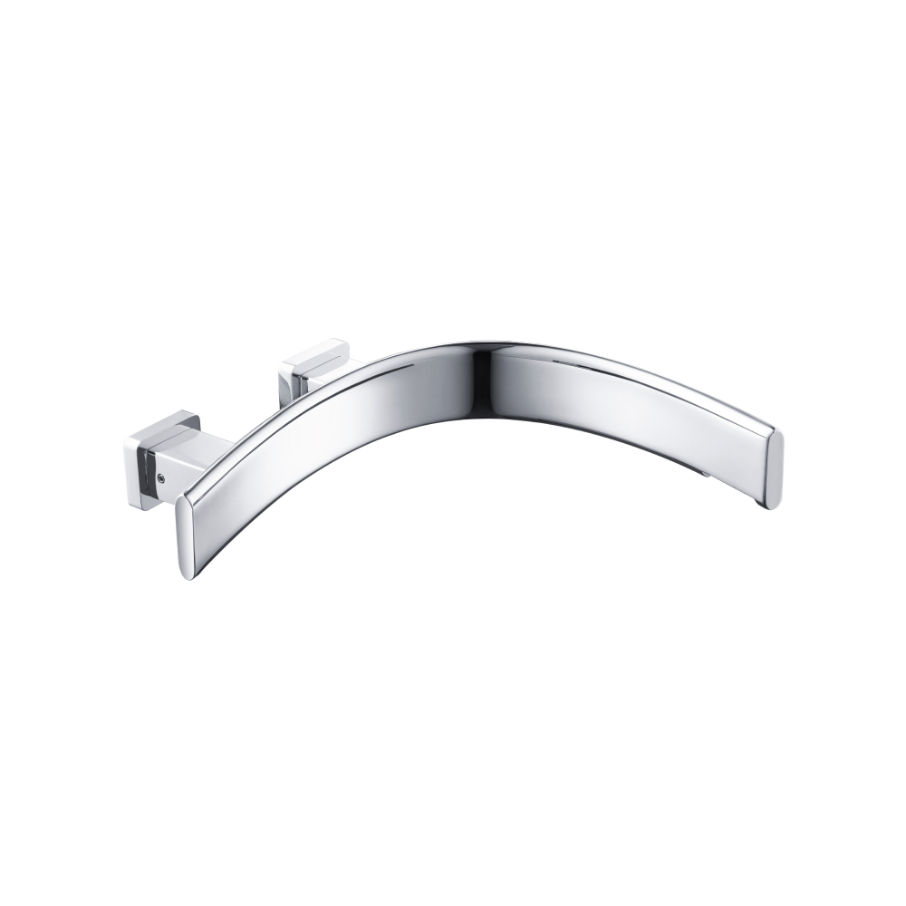 Wall Mount Tub Spout - Right Facing Curvature | Chrome