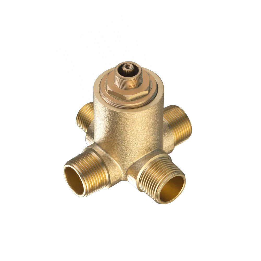 Deck Mount Diverter Valve | Rough Brass