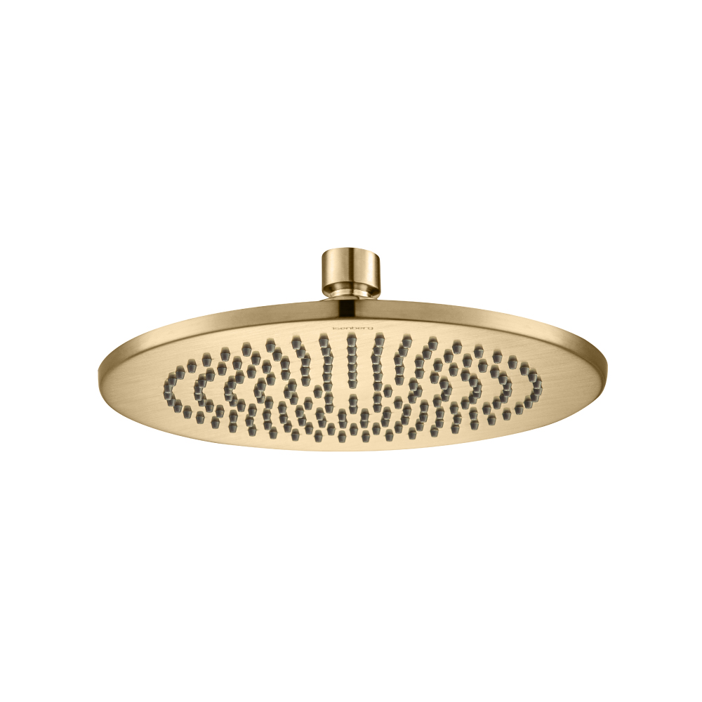 8" Solid Brass Showerhead / Rainhead - Round | Brushed Bronze PVD