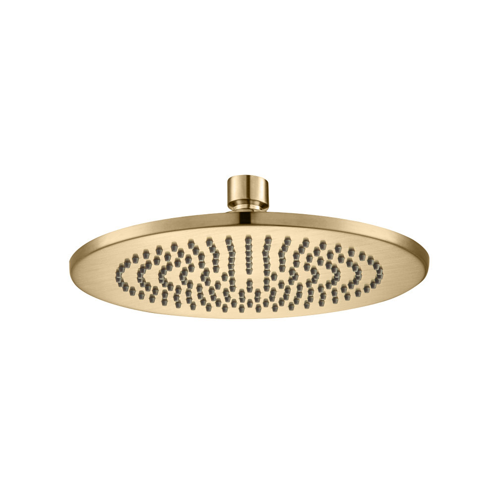 8" Solid Brass Showerhead / Rainhead - Round | Brushed Bronze PVD