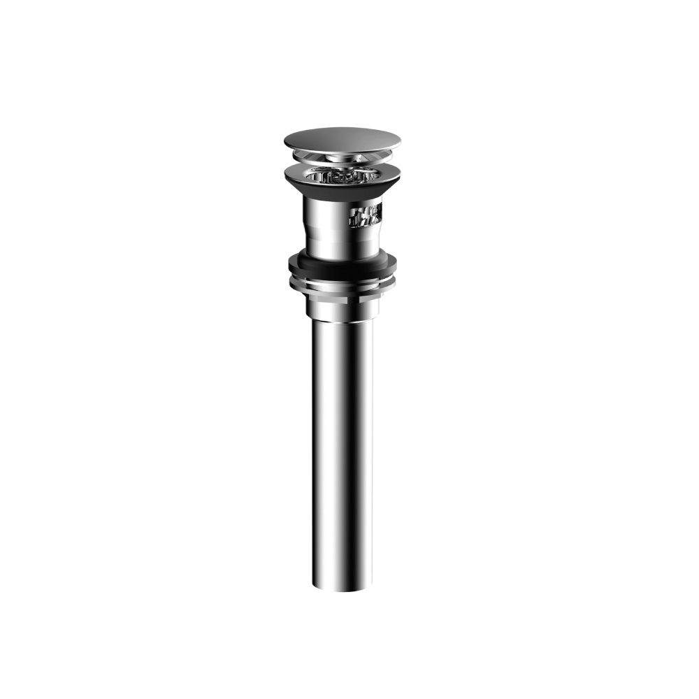 1-1/4" Pop-up Drain Assembly with Overflow | Polished Nickel PVD