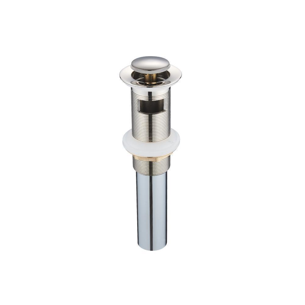 1-1/4" Pop-up Drain Assembly with Overflow | Polished Nickel PVD