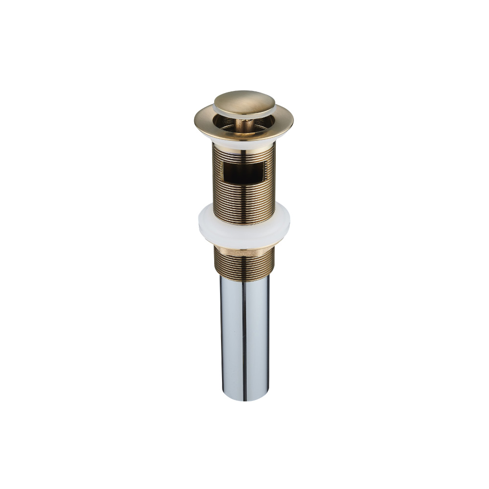 1-1/4" Pop-up Drain Assembly with Overflow | Satin Brass PVD