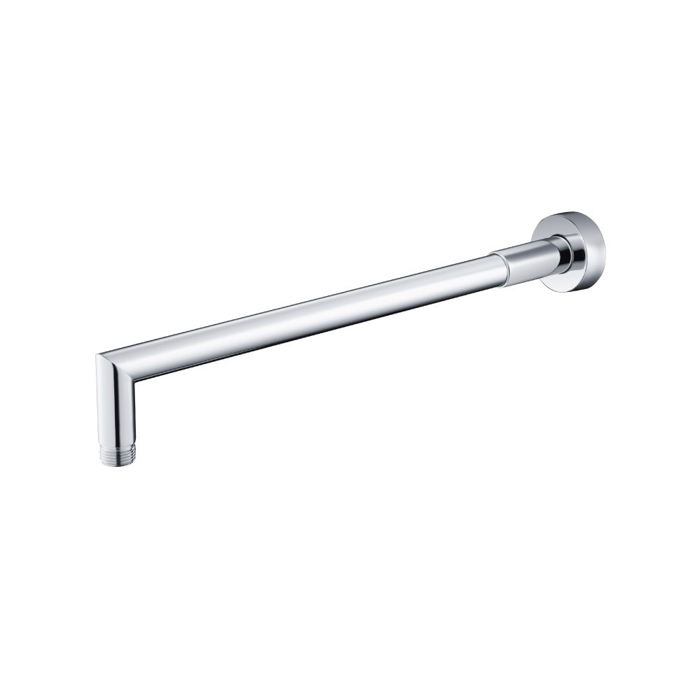 Wall Mount Round Shower Arm - 16" (400mm) - With Flange | Chrome