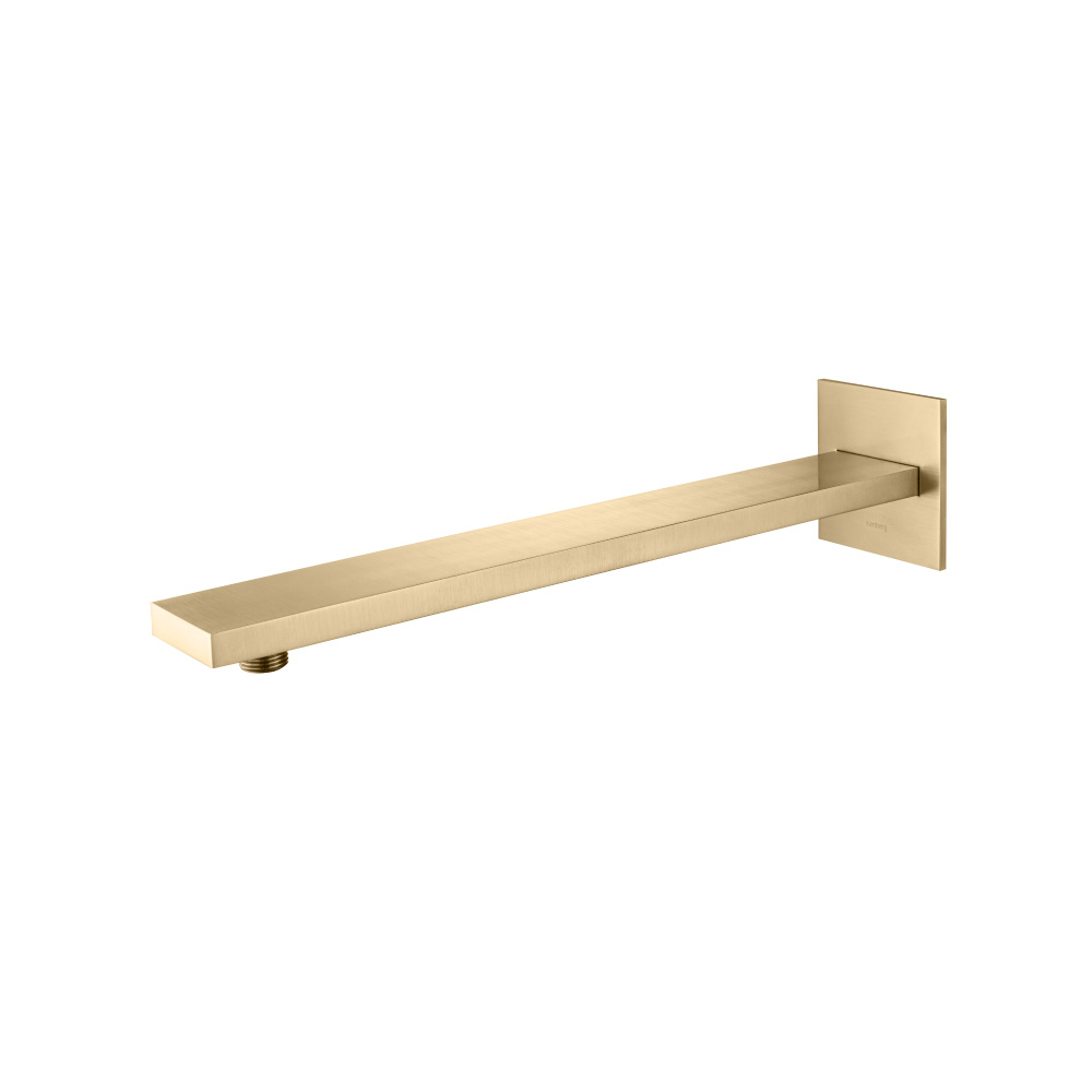 Wall Mount Shower Arm - 16" (400mm) - With Flange | Brushed Bronze PVD