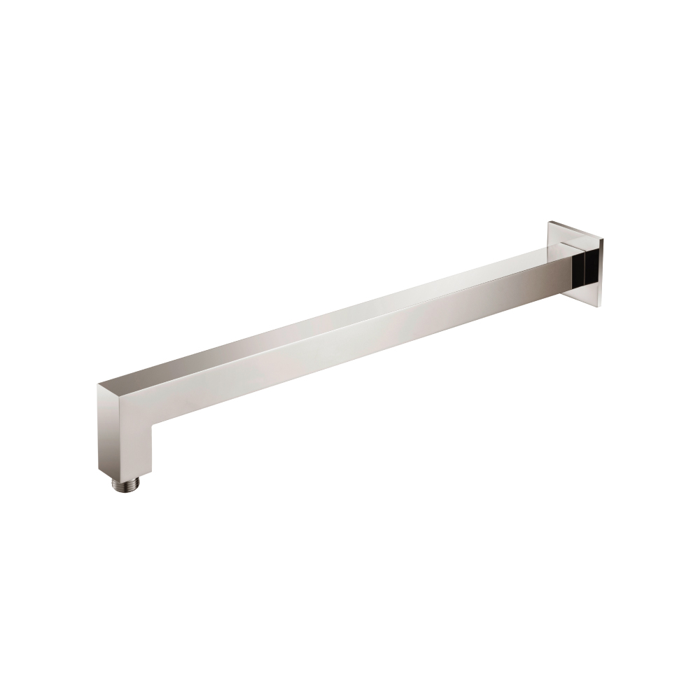 Wall Mount Square Shower Arm - 20" - With Flange | Polished Nickel PVD