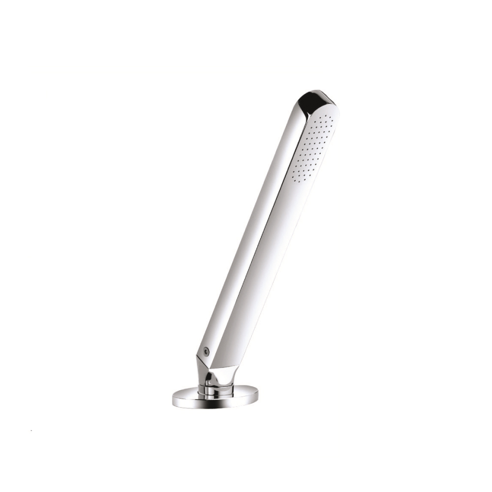 Deck Mount Hand Held Holder With Hose | Chrome