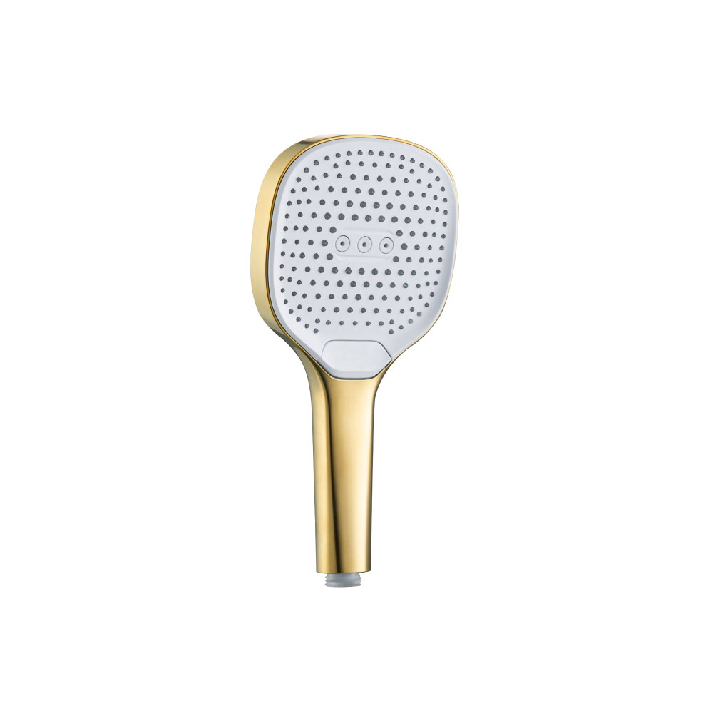 3-Function ABS Hand Held Shower Head - 120mm | Satin Brass PVD