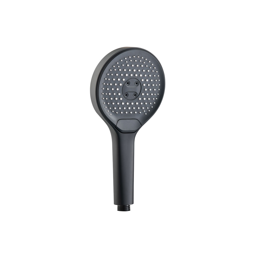 3-Function ABS Hand Held Shower Head - 125mm | Matte Black