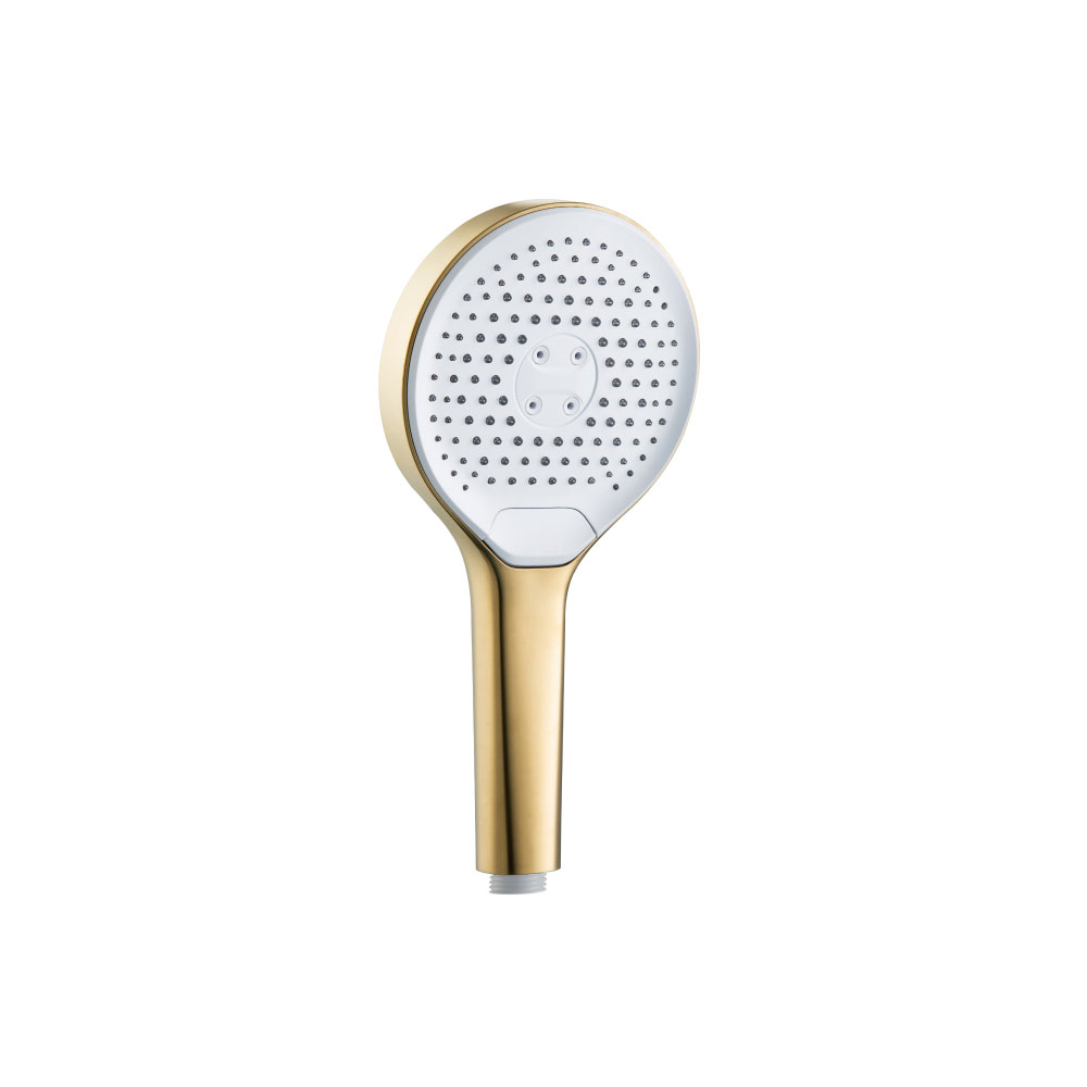 3-Function ABS Hand Held Shower Head - 125mm | Satin Brass PVD