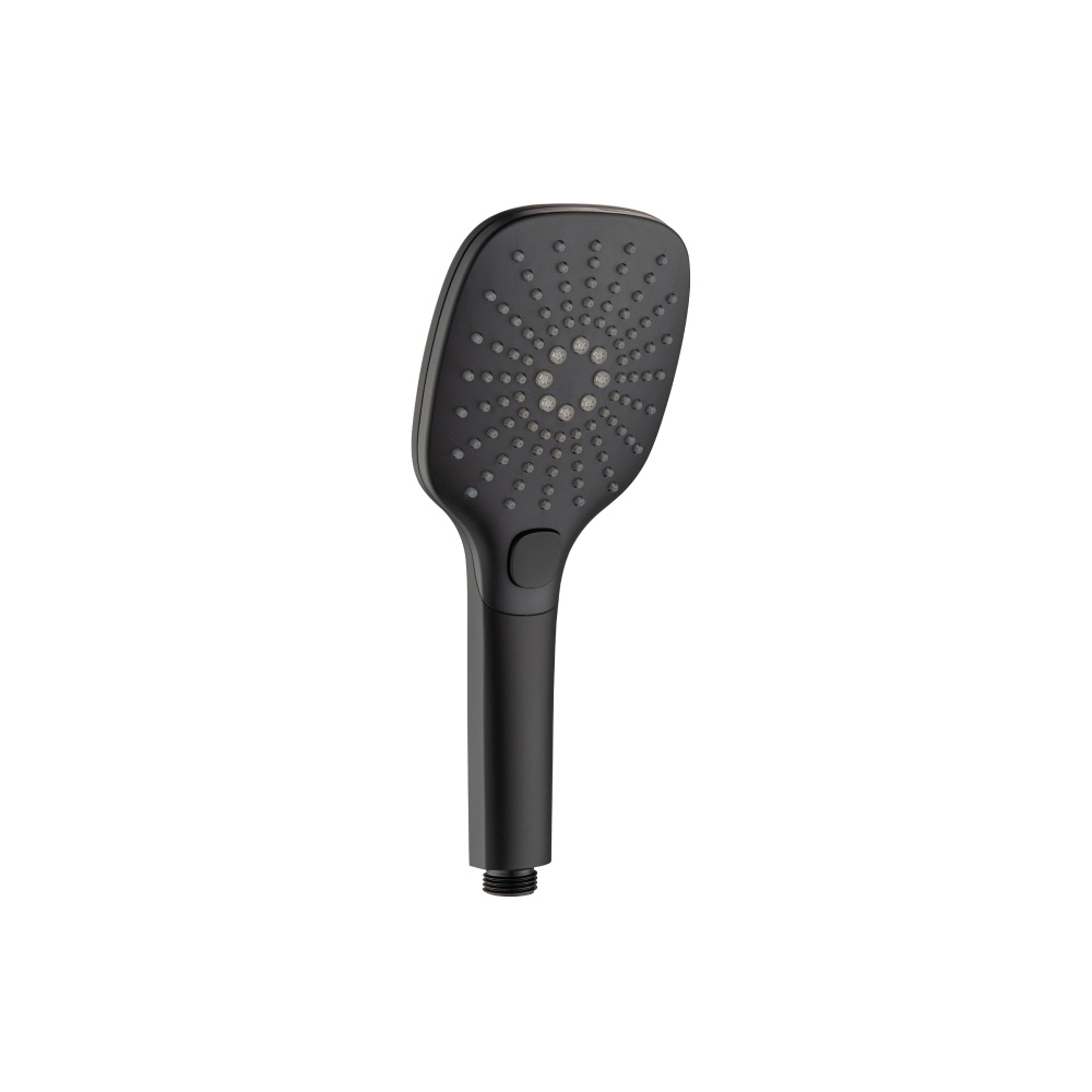 3-Function ABS Hand Held Shower Head - 125mm | Matte Black