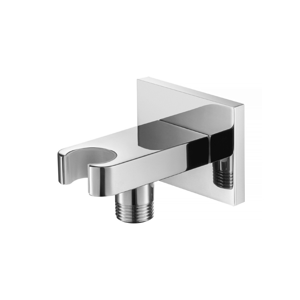 Wall Elbow With Holder Combo | Chrome