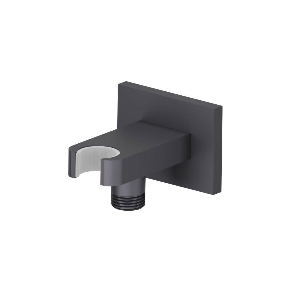 Wall Elbow With Holder Combo | Dark Grey