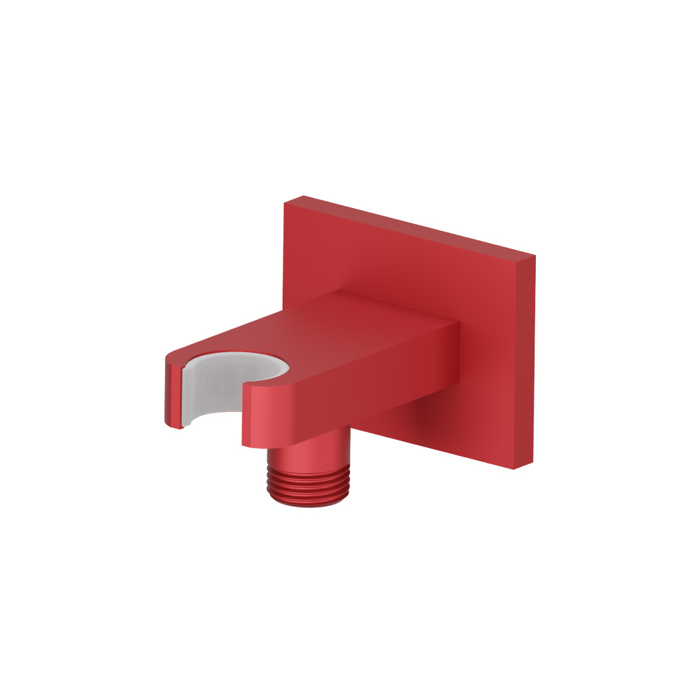 Wall Elbow With Holder Combo | Deep Red