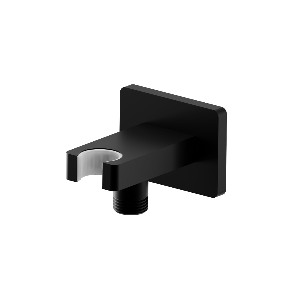 Wall Elbow With Holder Combo | Gloss Black