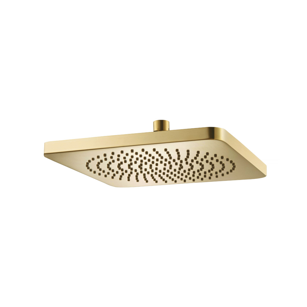 10" Solid Brass Showerhead / Rainhead | Satin Brass PVD