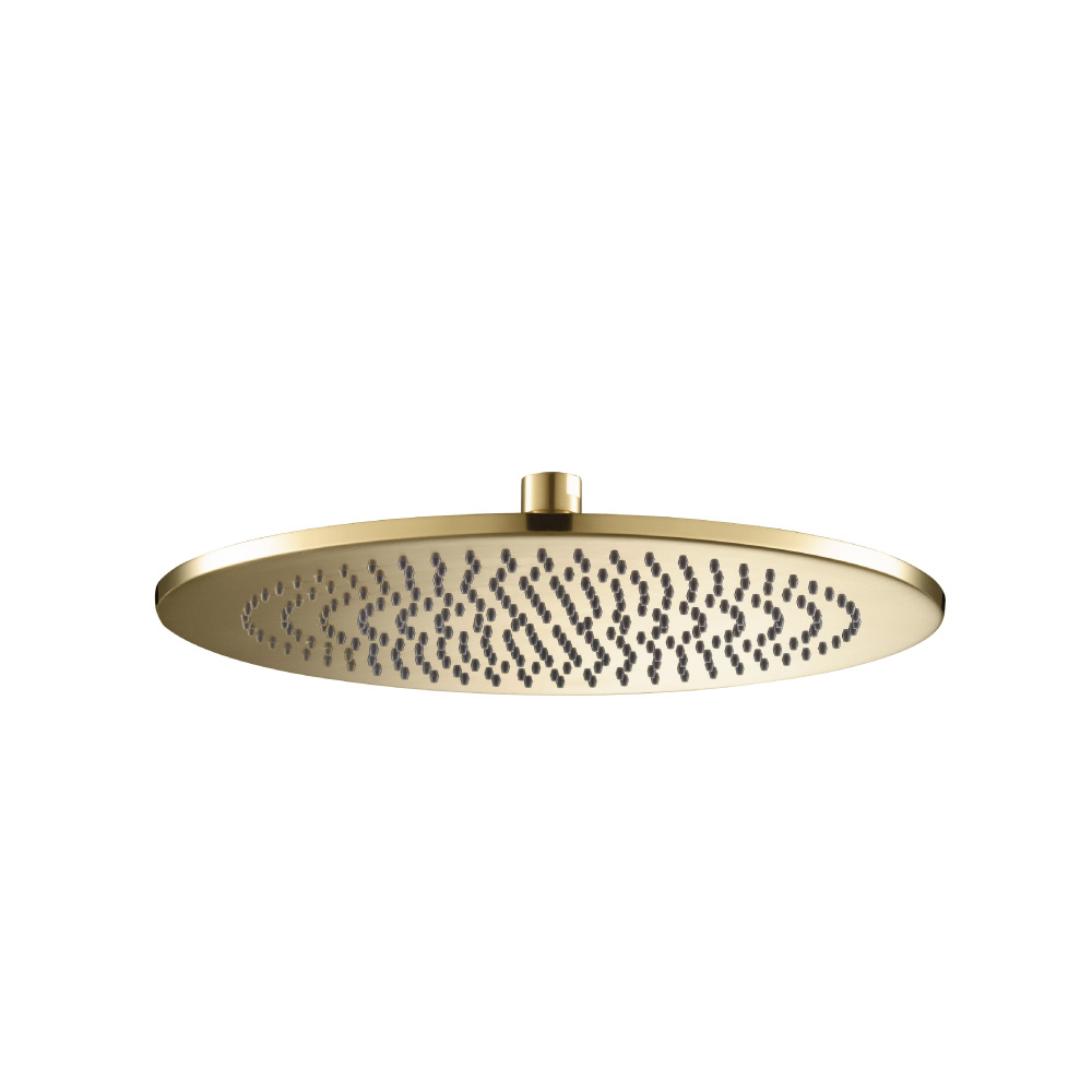 12" Solid Brass Showerhead / Rainhead | Satin Brass PVD