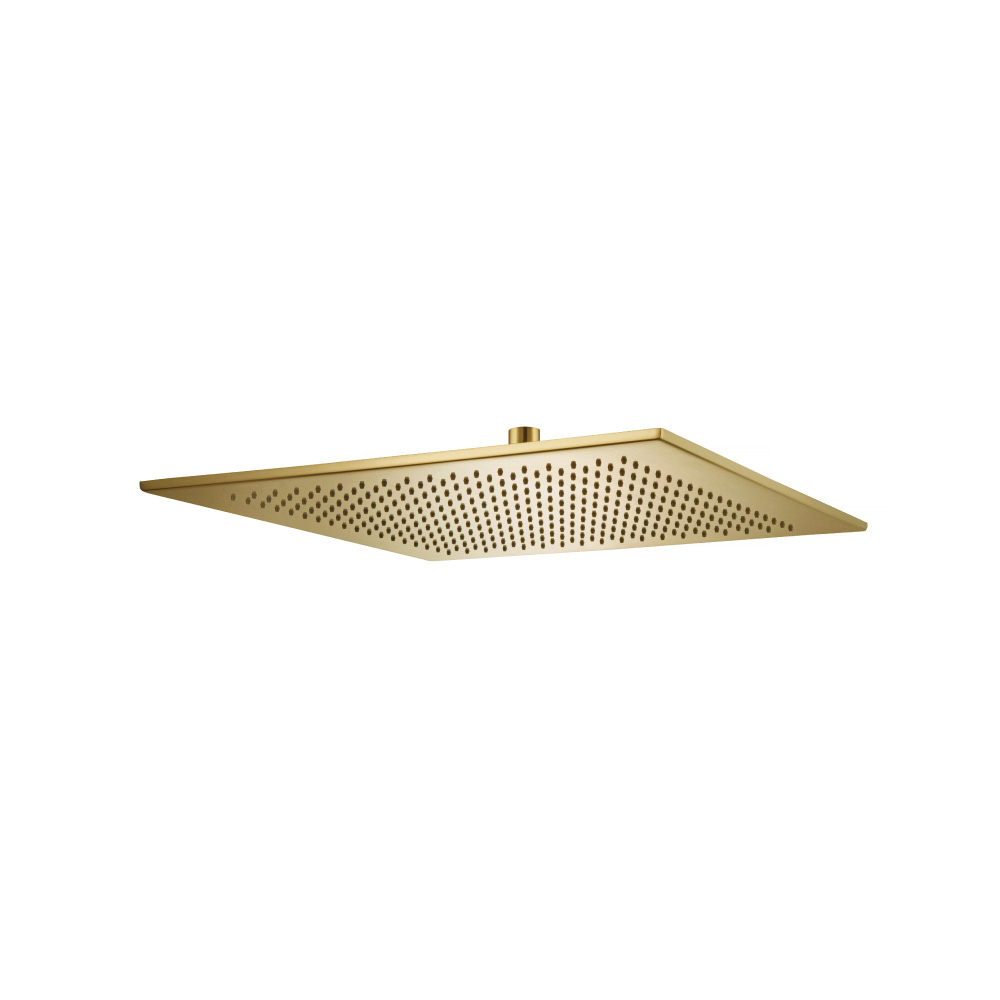 16" Solid Brass Rain Shower Head | Satin Brass PVD