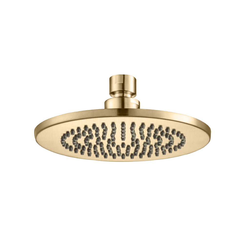 6" Solid Brass Showerhead / Rainhead | Brushed Bronze PVD