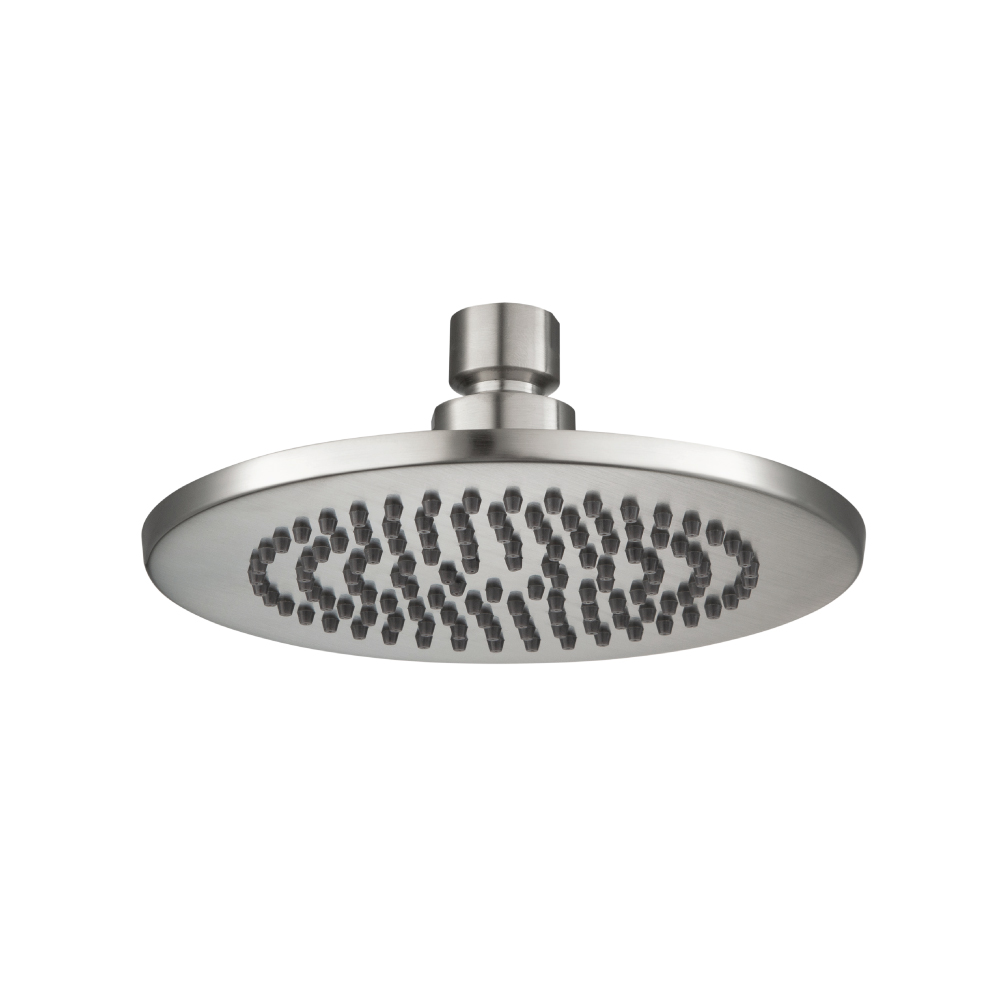 6" Solid Brass Showerhead / Rainhead | Brushed Nickel PVD