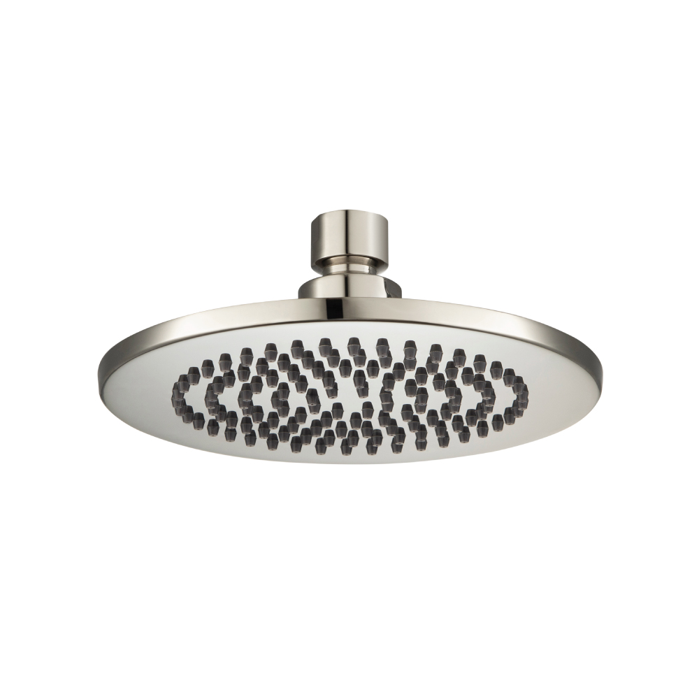 6" Solid Brass Showerhead / Rainhead | Polished Nickel PVD