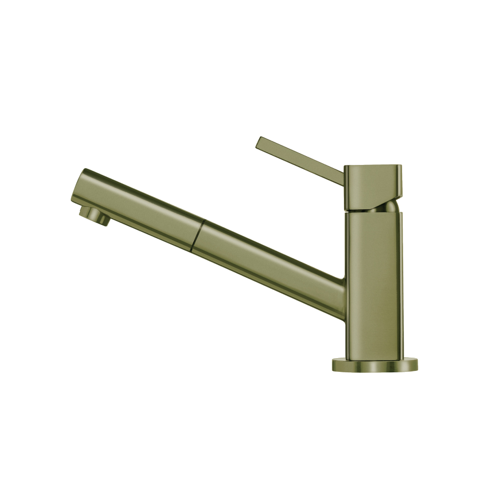 Smallie - Stainless Steel Kitchen Faucet With Pull Out | Army Green