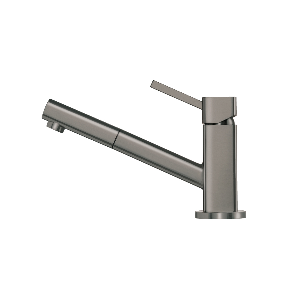Smallie - Stainless Steel Kitchen Faucet With Pull Out | Steel Grey