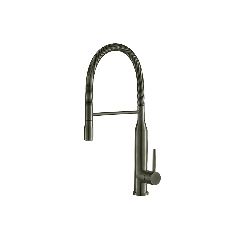 Glatt - Semi-Professional Dual Spray Stainless Steel Kitchen Faucet With Pull Out | Dark Green