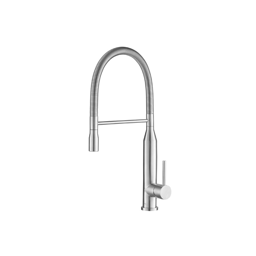 Glatt - Semi-Professional Dual Spray Stainless Steel Kitchen Faucet With Pull Out | Stainless Steel