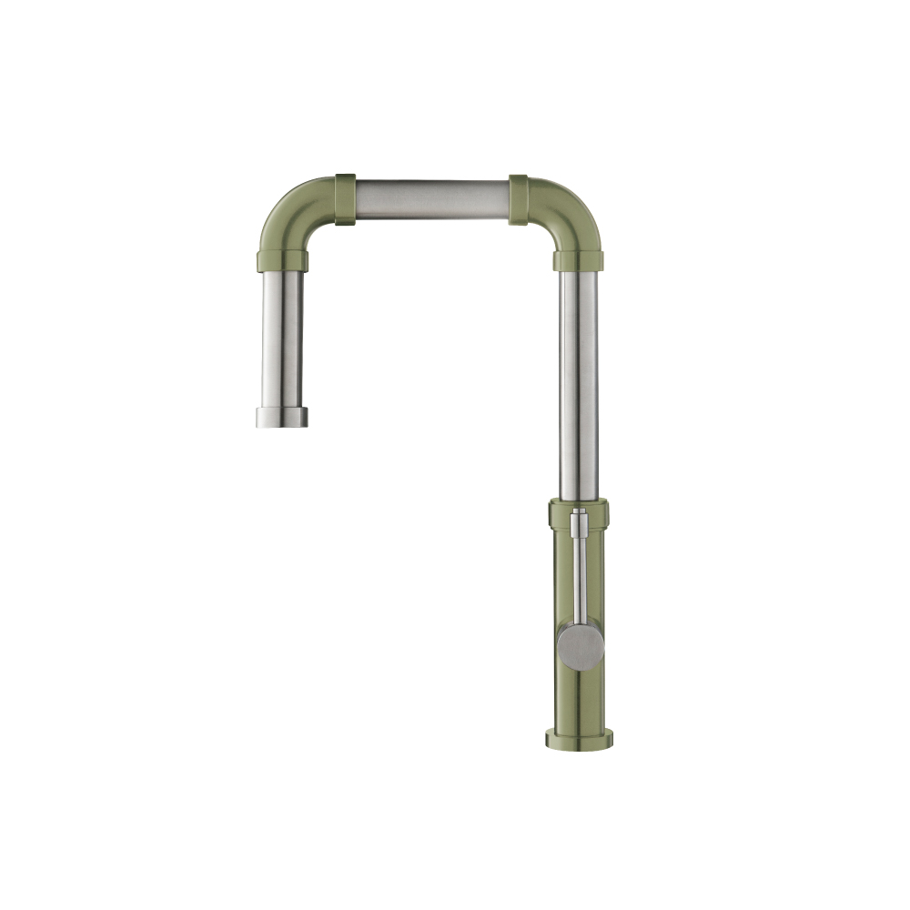 Tanz - Stainless Steel Kitchen Faucet With Side Sprayer | Army Green