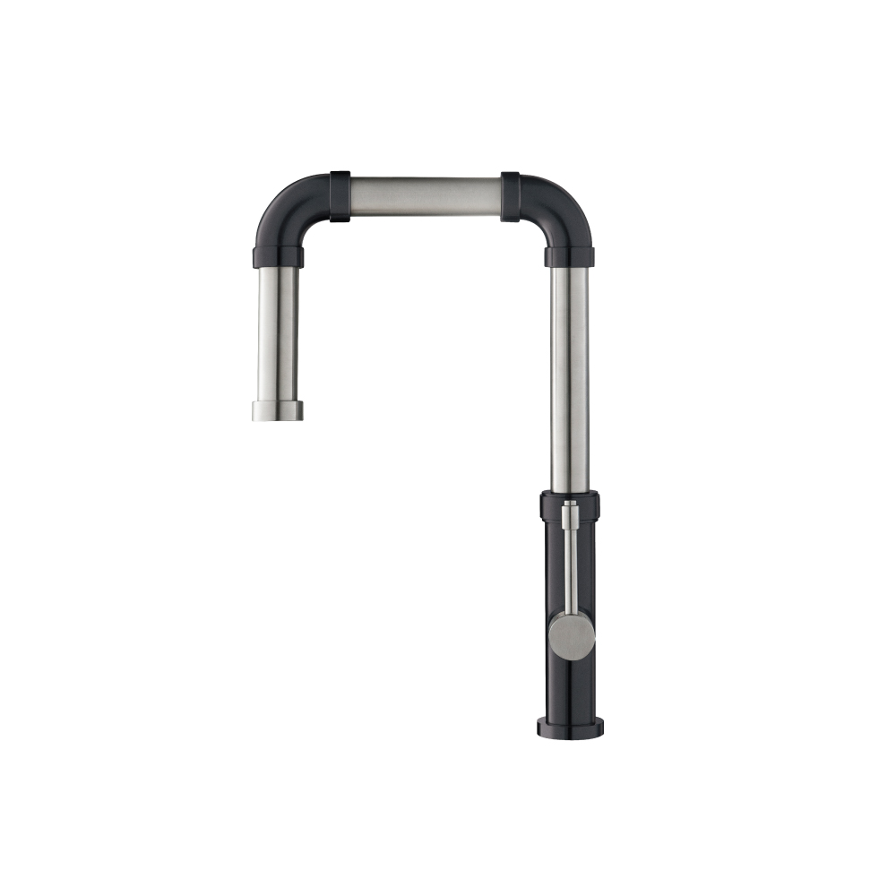 Tanz - Stainless Steel Kitchen Faucet With Side Sprayer | Dark Grey