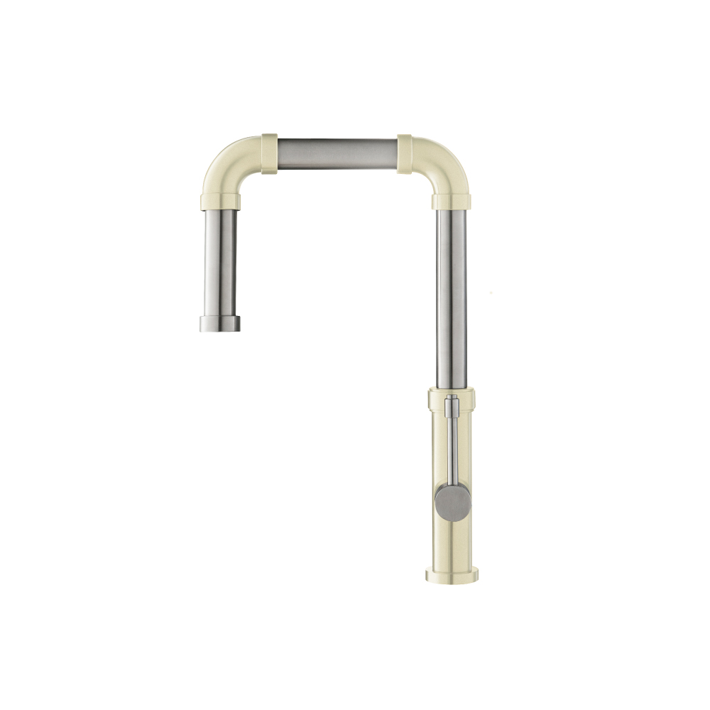 Tanz - Stainless Steel Kitchen Faucet With Side Sprayer | Light Tan