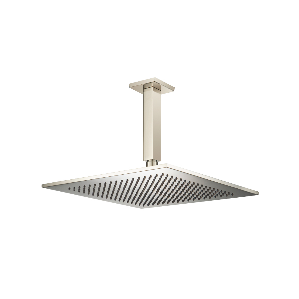 12" Rain Head with 6" Ceiling Mount Arm  | Polished Nickel PVD