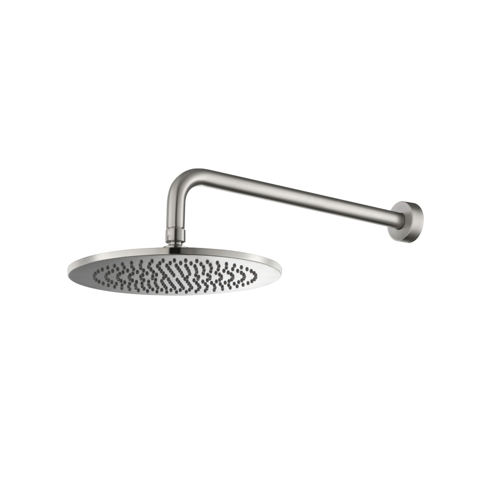 10" Rain Head with 16" Arm | Brushed Nickel PVD