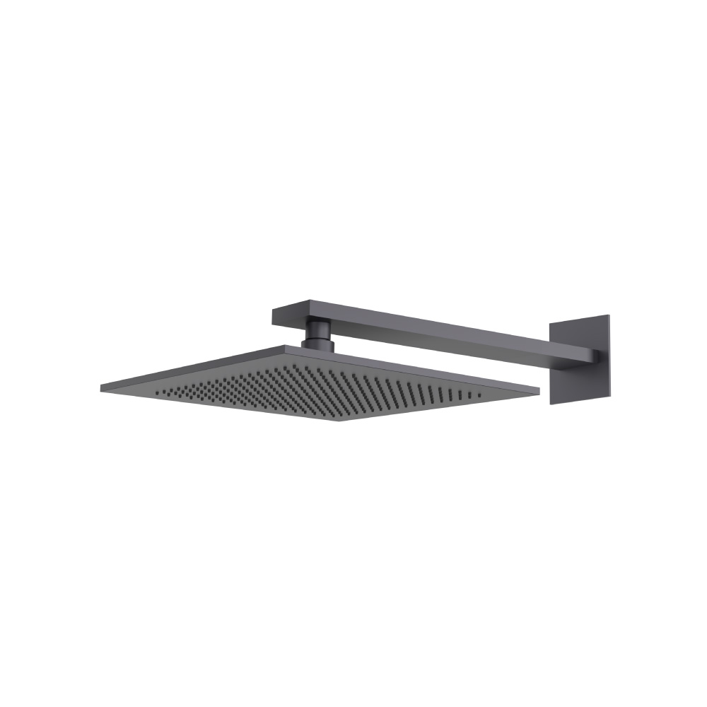 12" Rain Head with 16" Arm | Dark Grey