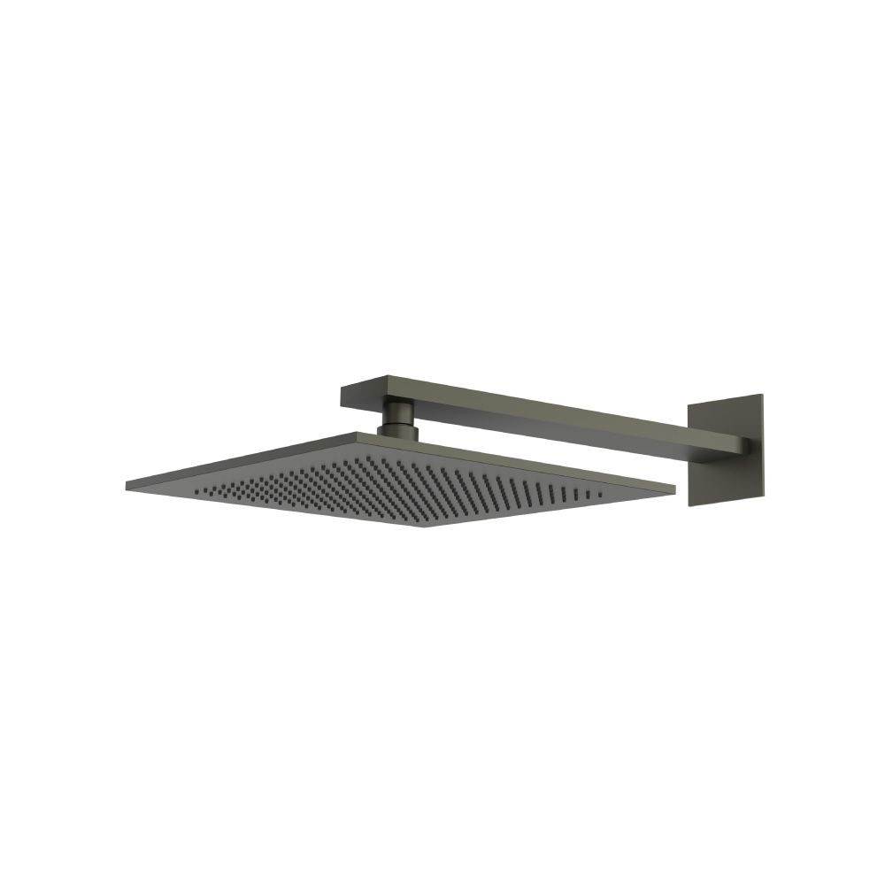 12" Rain Head with 16" Arm | Dark Green