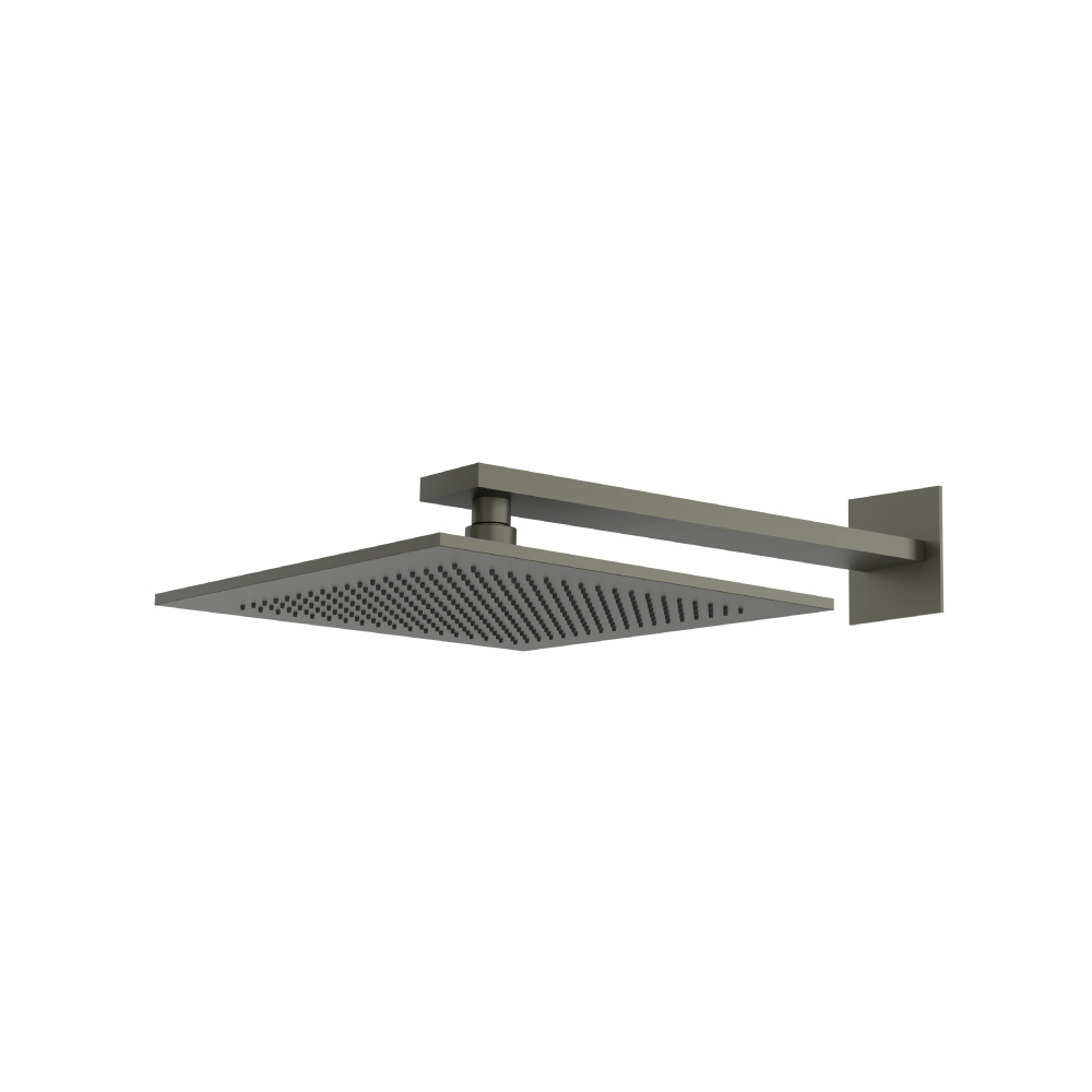 12" Rain Head with 16" Arm | Gun Metal Grey