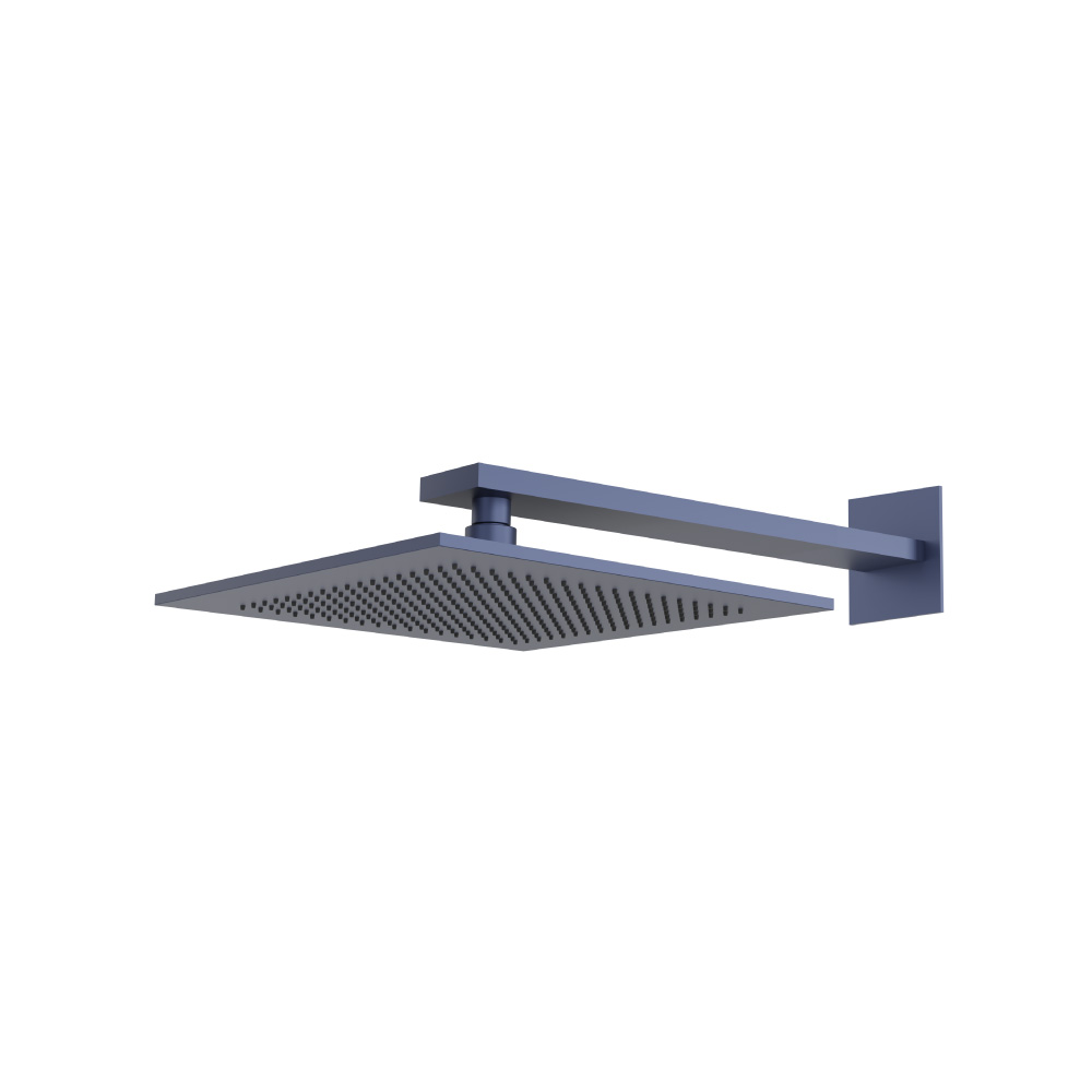 12" Rain Head with 16" Arm | Navy Blue