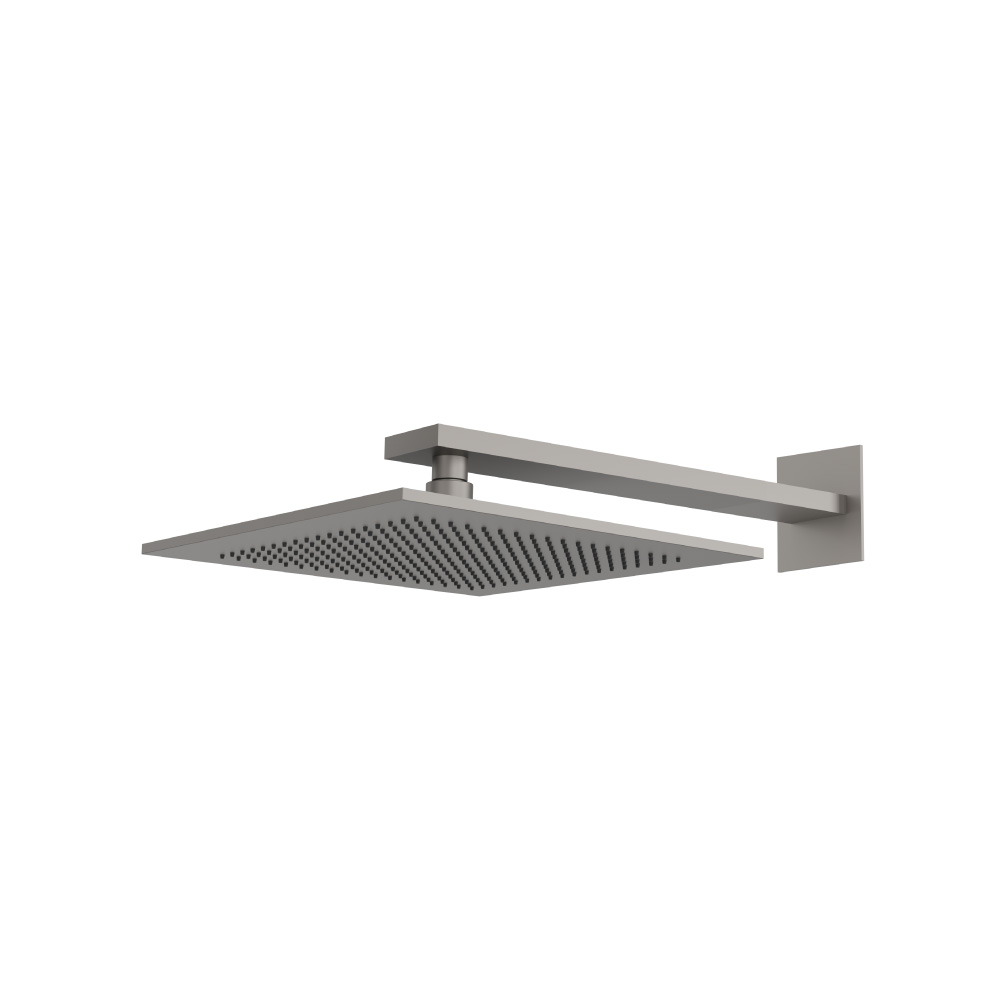 12" Rain Head with 16" Arm | Steel Grey