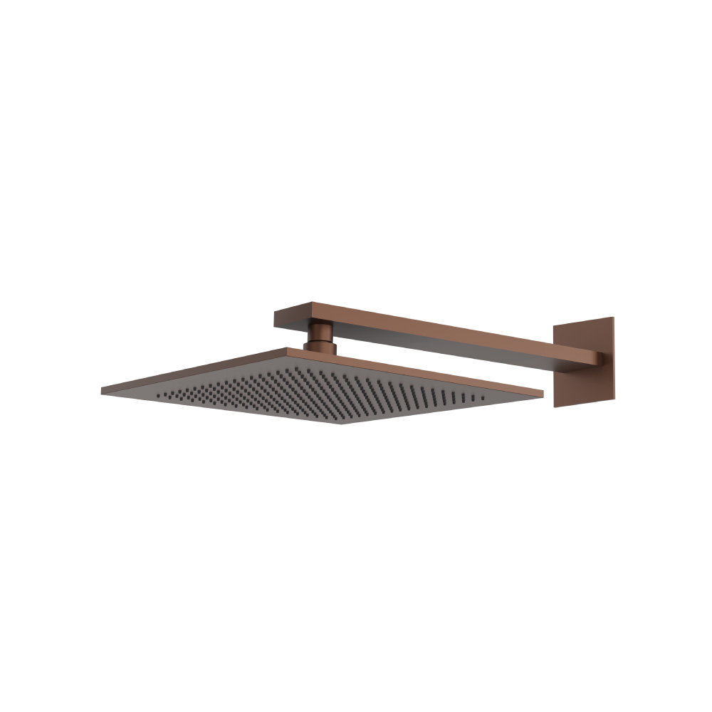 12" Rain Head with 16" Arm | Vortex Brown