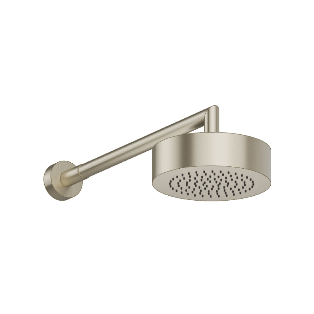 7" Rain Head with 16" Arm | Brushed Nickel PVD